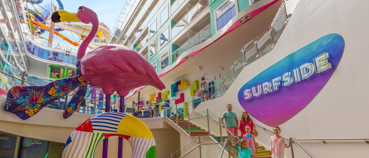 Surfside - a neighborhood for young families and is where adults and kids ages six and under can stay and play all day