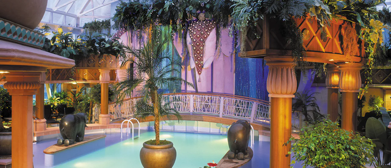 Het solarium - gereserveerd voor volwassenen.