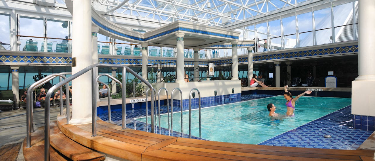 Het solarium - gereserveerd voor volwassenen.