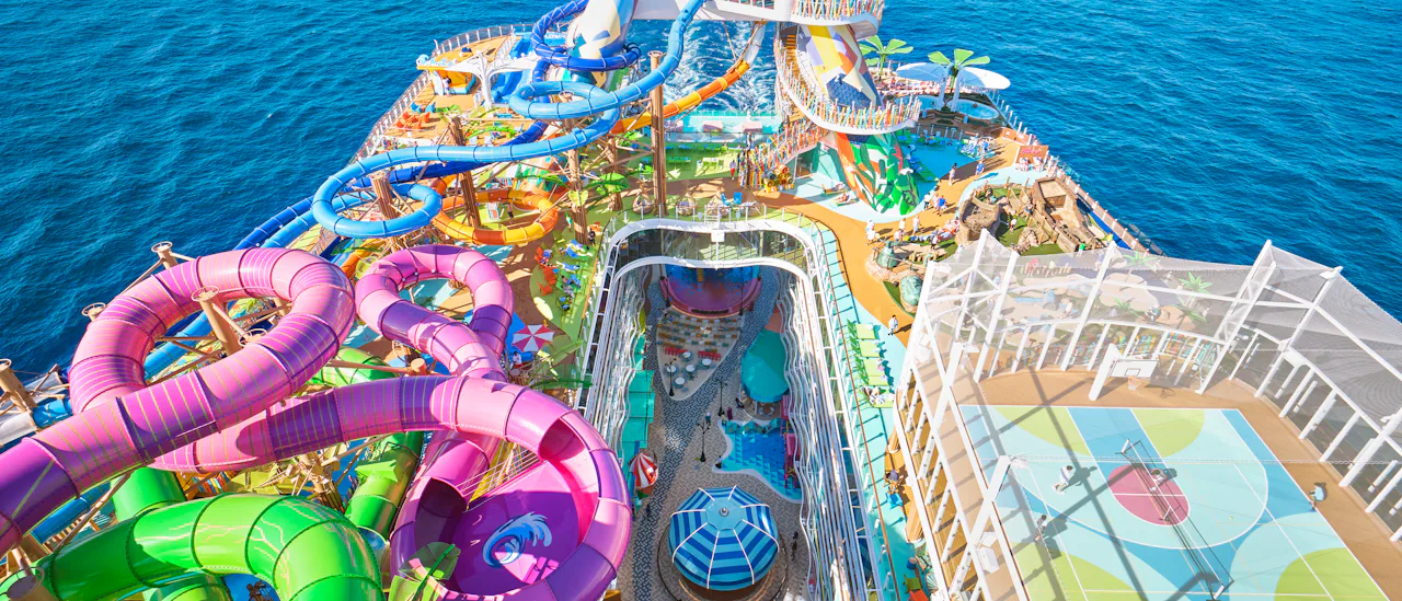 Thrill Island op Icon of the Seas is de plek waar adembenemende avonturen op je wachten!