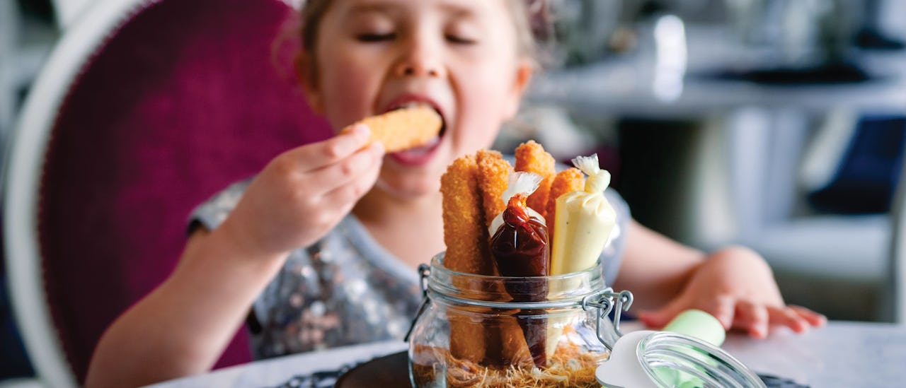 Speciale menu's voor kinderen.