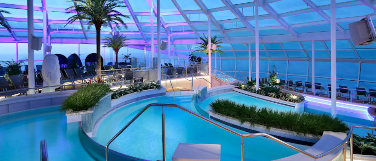 Het solarium - gereserveerd voor volwassenen.