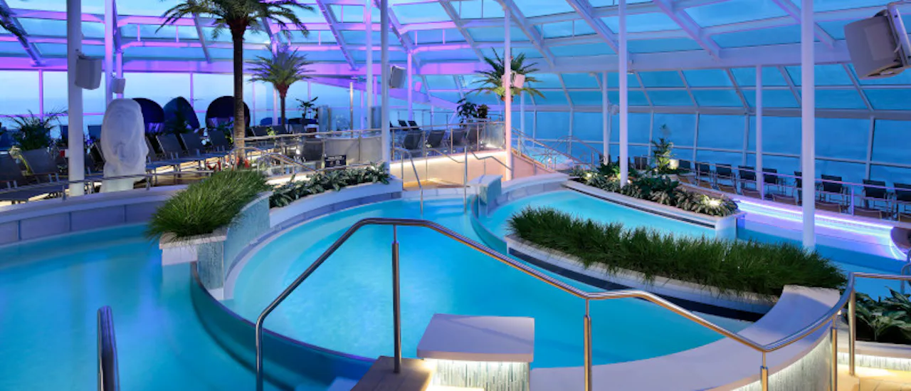 Het solarium - gereserveerd voor volwassenen.