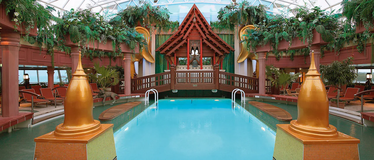 Het solarium - gereserveerd voor volwassenen.