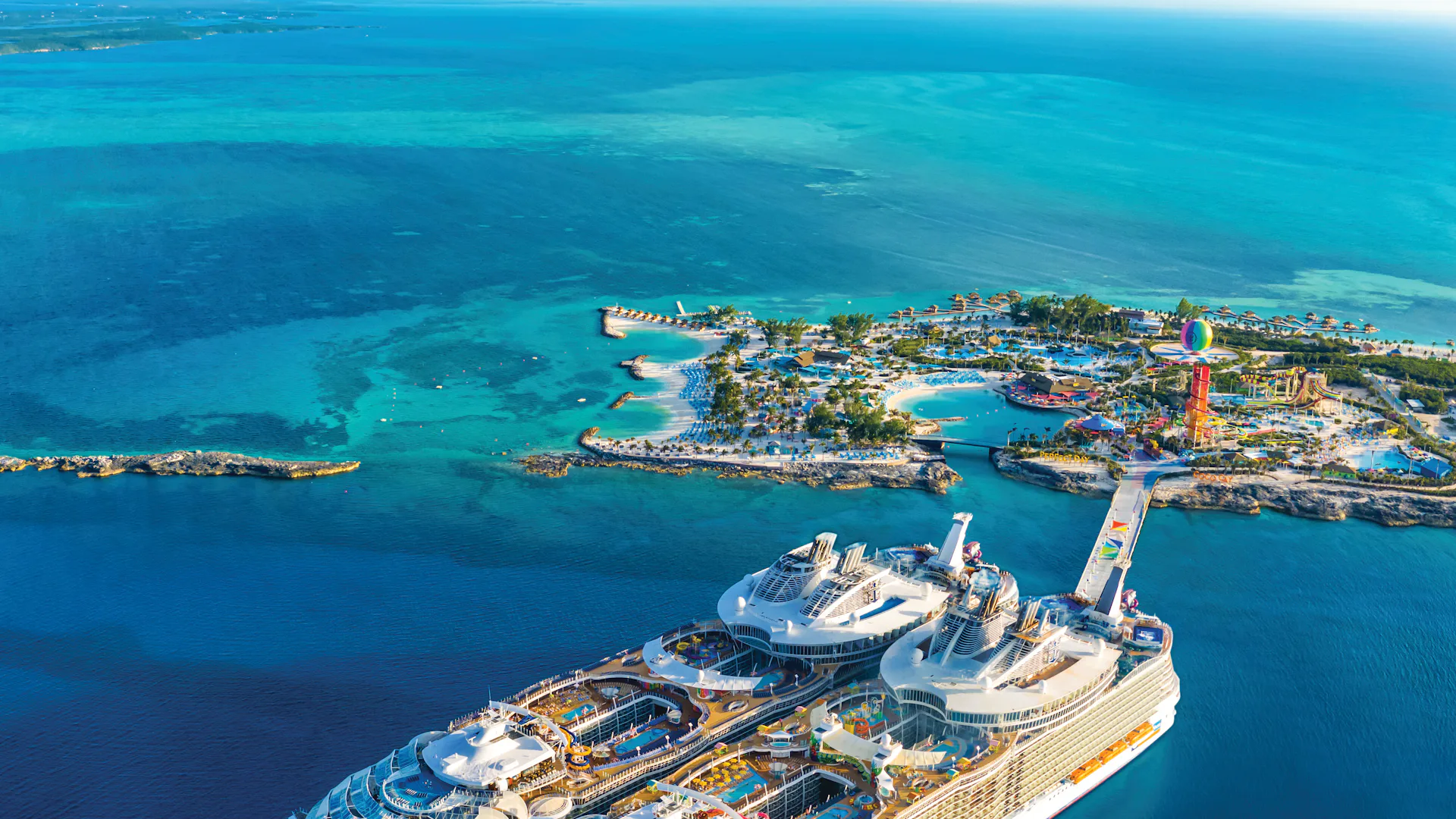Twee Royal Caribbean cruiseschepen voor CocoCay