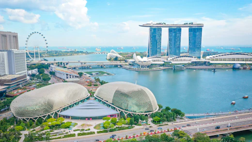 Overview van bezienswaardigheden in Singapore