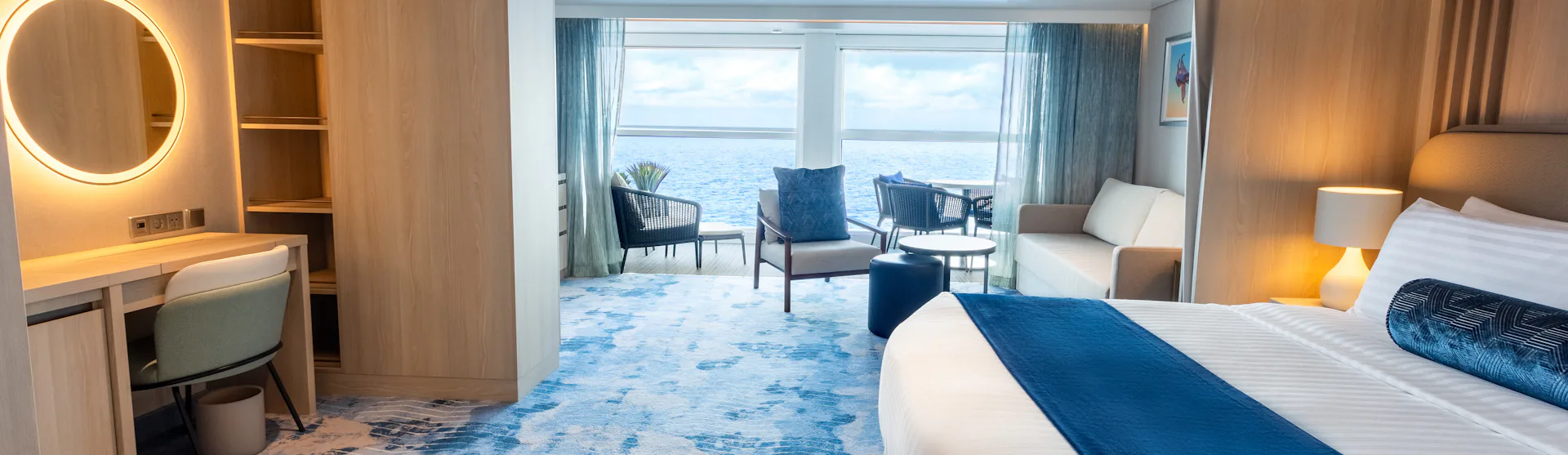 Suite on board of the Icon the Seas.