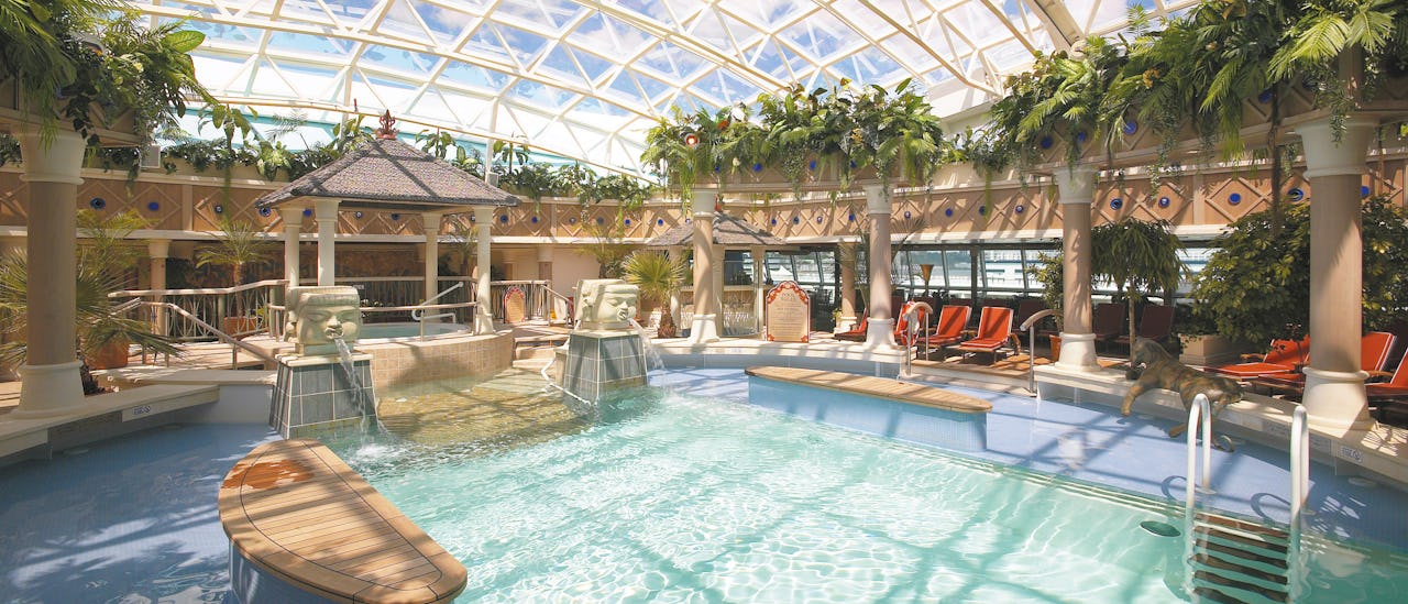 Het solarium - gereserveerd voor volwassenen.