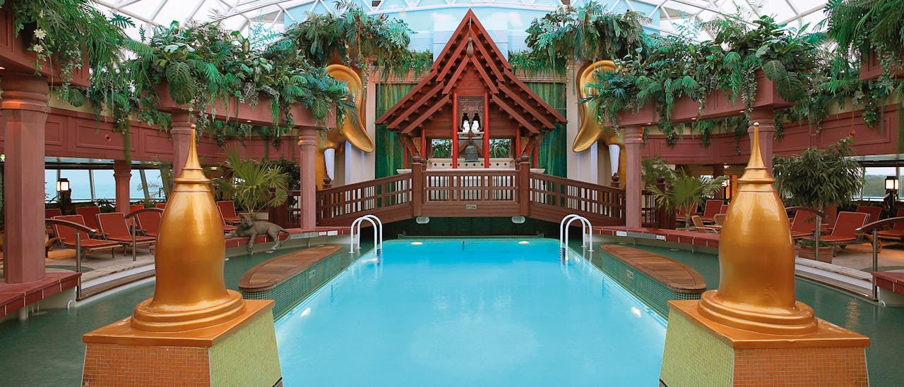 Het solarium - gereserveerd voor volwassenen.