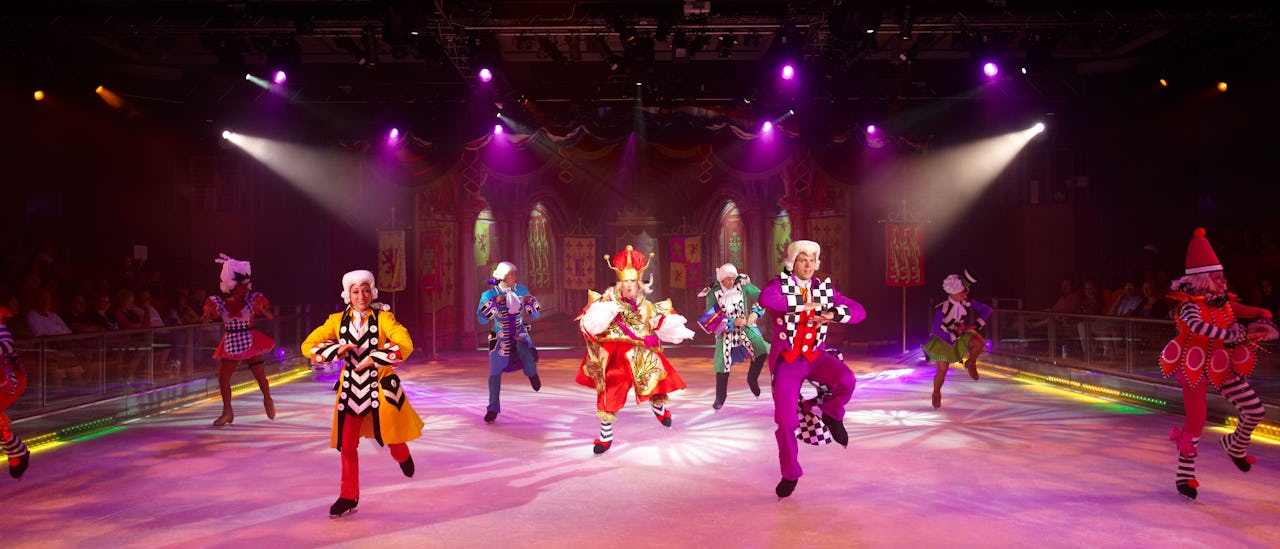 Spectaculaire ijsshows in Studio B.
