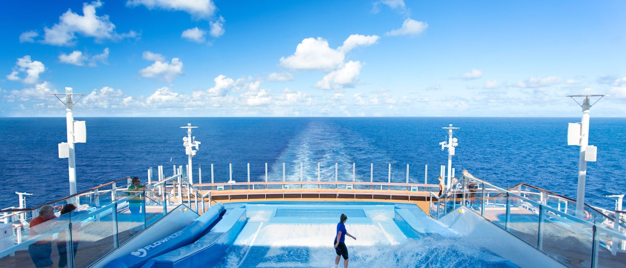 De surfsimulator Flowrider