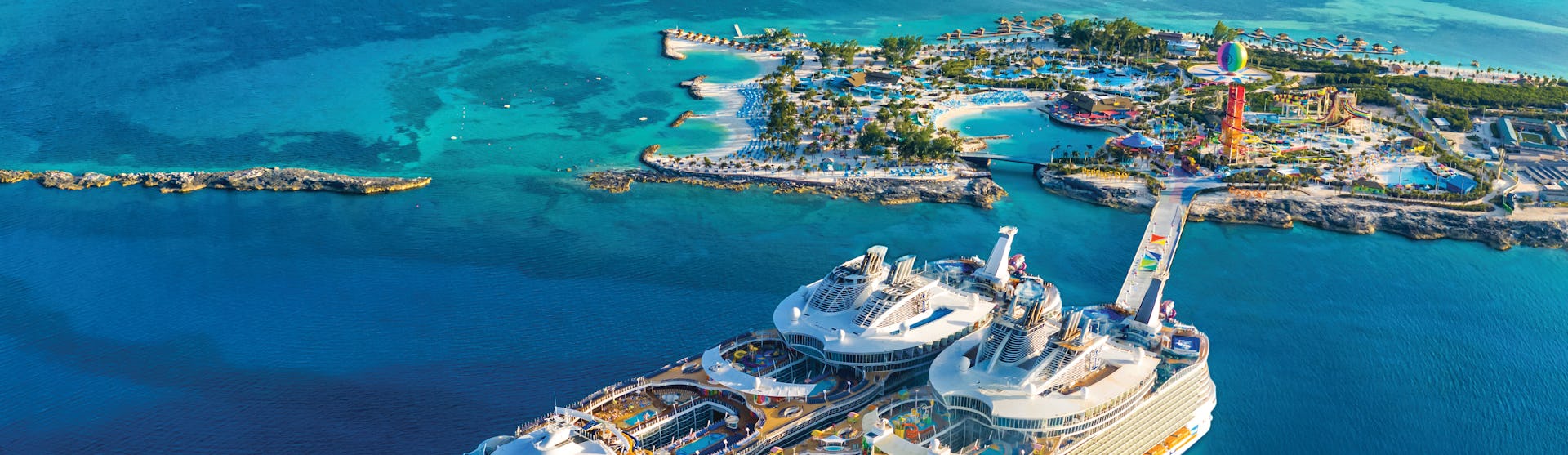 Twee Royal Caribbean cruiseschepen voor CocoCay